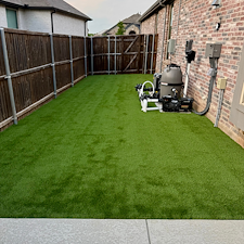 Backyard-Poolside-Sideyard-Artificial-Turf-Installation-in-Little-Elm-Texas 3